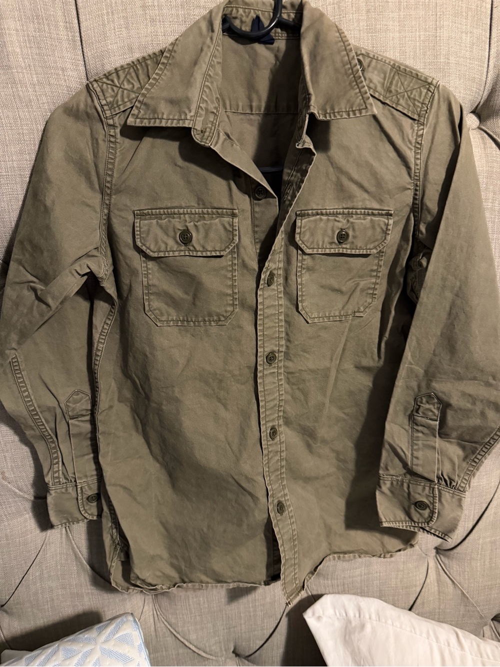 GAP Men's Military Field Jacket in Olive